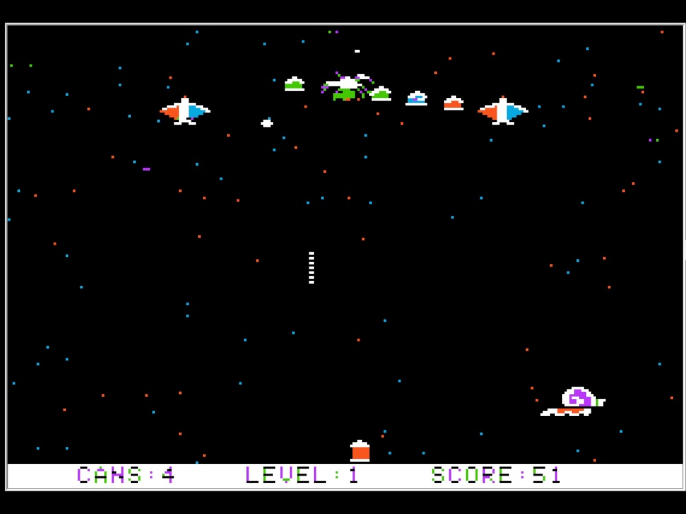 Gameplay of Pest Patrol for Apple II